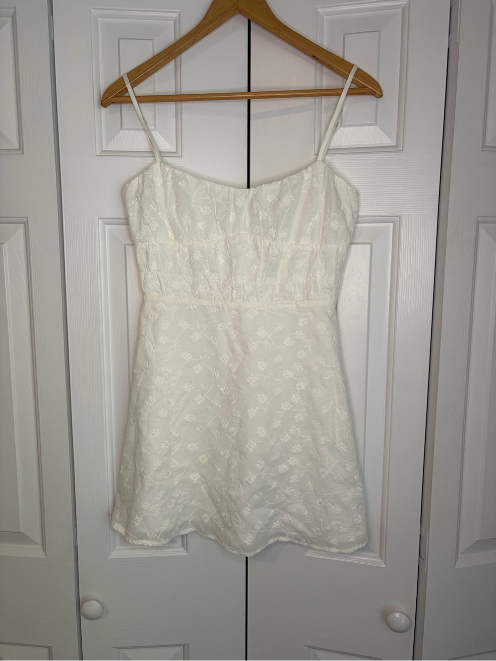 Princess Polly White Floral Lace Mini Dress